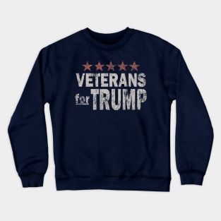 Veterans for Trump Crewneck Sweatshirt